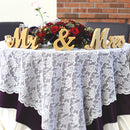 Glitter Bling Mr & Mrs Wooden Letters Wedding Freestanding Table Centrepiece