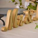 Glitter Bling Mr & Mrs Wooden Letters Wedding Freestanding Table Centrepiece