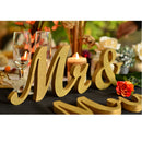 Glitter Bling Mr & Mrs Wooden Letters Wedding Freestanding Table Centrepiece