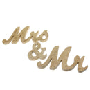 Glitter Bling Mr & Mrs Wooden Letters Wedding Freestanding Table Centrepiece
