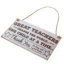 Great Teacher Wooden Sign Wall Home Decorations Special Teacher Gifts