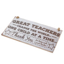 Great Teacher Wooden Sign Wall Home Decorations Special Teacher Gifts
