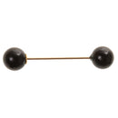 Women Double Faux Pearls Collar Brooch Pin Jewelry Wedding Bridal Party