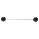 Women Double Faux Pearls Collar Brooch Pin Jewelry Wedding Bridal Party