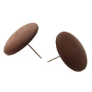 Women Jewelry Earings Party Eardrop Brown Vintage Round Wood Stud Earrings