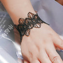Vintage Hollow Out Black Lace Bracelet Gothic Bangle Women Charms Jewelry