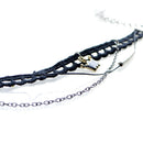 Retro Multi Layer Crown Black Lace Bracelet Gothic Bangle Women Jewelry