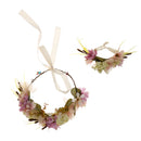 Elegant Wedding Jewelry Flower Forehead Garland Bracelet Bridal Accessories