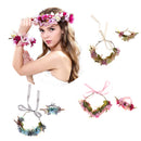 Elegant Wedding Jewelry Flower Forehead Garland Bracelet Bridal Accessories