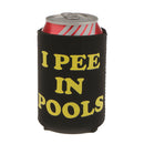 1 Pair I Pee in Pools Soda Beer Stubby Tin Can Cooler Chilling Holder Sleeve