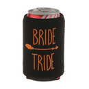 Set of 3pcs Wedding Bride & Bride Tride Stubby Beer Bottle Soda Tin Can Cooler Sleeve