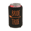 Set of 3pcs Wedding Bride & Bride Tride Stubby Beer Bottle Soda Tin Can Cooler Sleeve
