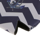 Set of 2pcs First Mate Captain Anchor Pattern Stubby Beer Bottle Tin Cooler Wrap