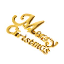 Women Jewelry Party Merry Christmas Letter Clothing Accessories Brooch Pins