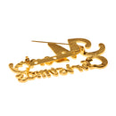 Women Jewelry Party Merry Christmas Letter Clothing Accessories Brooch Pins