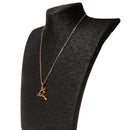 Christmas Deer Winter Holiday Gift Earrings Necklace Gold Women Jewelry Sets
