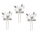 3pcs Wedding Bridal Headwear Hair Stick Hair Pin Vintage Hair Accessories