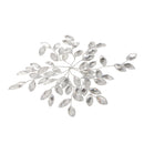 Crystal Bridal Wedding Prom Art Deco Vintage Style Headpiece Hair Comb Slide