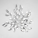 Crystal Bridal Wedding Prom Art Deco Vintage Style Headpiece Hair Comb Slide
