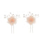 2pcs Wedding Bridal Lace Flower Crystal Beads Pearls Hairpins Hair Clips