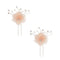 2pcs Wedding Bridal Lace Flower Crystal Beads Pearls Hairpins Hair Clips