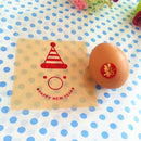 100PCS Happy New Year Clown Bakery Packing Birthday Biscuit Bags for Party