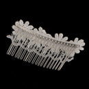 Vintage Bridal Hair Comb Lace Flower Crystal Headpiece Wedding Accessory