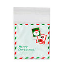 100PCS Chrismas Letter Cute Bakery Packing Birthday Cookie Gift Bags for Party