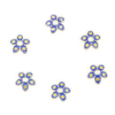 6pcs Gold Tone Alloy Flower Bead Caps 8mm Jewelry Making Findings