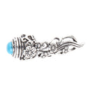 6PCS Tibetan Silver Bead End Caps Wood Bracelet Bangle DIY Jewelry Findings