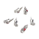 6pcs Vintage Ends Caps Bracelet Charm Beads for DIY Jewelry Making Findings