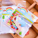 100PCS Sunny Day Dolls Bakery Kid Birthday Cookie Bags for Party Gift