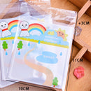100PCS Sunny Day Dolls Bakery Kid Birthday Cookie Bags for Party Gift