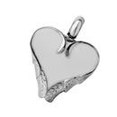 316L Stainless Steel Love Heart Angel Wings Keepsake Memorial Ash Cremation Urn Pendant