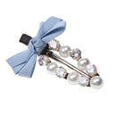 Women Jewelry Korean Style Bowknot Hair Clip Rhinestones Hair Clamp Hairpin