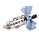 Women Jewelry Korean Style Bowknot Hair Clip Rhinestones Hair Clamp Hairpin