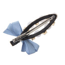 Women Jewelry Korean Style Bowknot Hair Clip Rhinestones Hair Clamp Hairpin