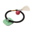 Lady Hair Jewelry Cartoon Green Hair Elastics Band Hair Rope Ponytail Holder