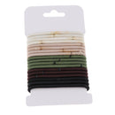 18Pcs Lady High Elastic Hair Ring Hair Ties Band Ropes Ponytail Holder for Women