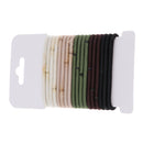 18Pcs Lady High Elastic Hair Ring Hair Ties Band Ropes Ponytail Holder for Women
