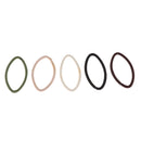 18Pcs Lady High Elastic Hair Ring Hair Ties Band Ropes Ponytail Holder for Women