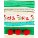 Women Xmas Hair Jewelry Girl Christmas Hair Ring Band Headband Green Hair Rope