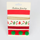 Women Xmas Hair Jewelry Girl Christmas Hair Ring Band Headband Red Hair Rope