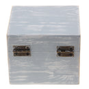 Shabby Chic Rustic Wedding Ring Pillow Bearer Box Wooden