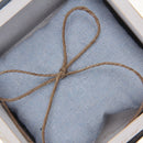 Shabby Chic Rustic Wedding Ring Pillow Bearer Box Wooden