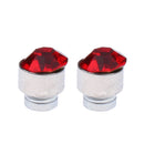 24pcs Multicolor Sparkling Fashion Crystal Round Magnetic Clip On 4mm Stud Earring Set for Men/Women