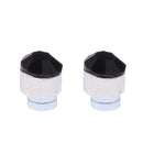 24pcs Multicolor Sparkling Fashion Crystal Round Magnetic Clip On 4mm Stud Earring Set for Men/Women