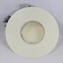 Fashion Women Floral Feather Fascinator Hat Derby Race Tea Party Hair Decor