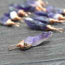 Lady Jewelry European Style Purple Rhinestone Crystal Pendant Chain Necklace