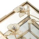 Glass Jewelry Ring Earring Necklace Display Box Holder Storage Organizer
